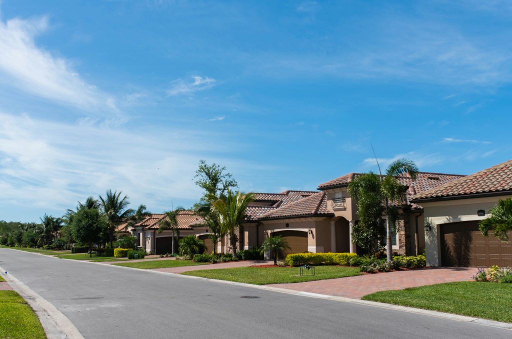 houses on a street